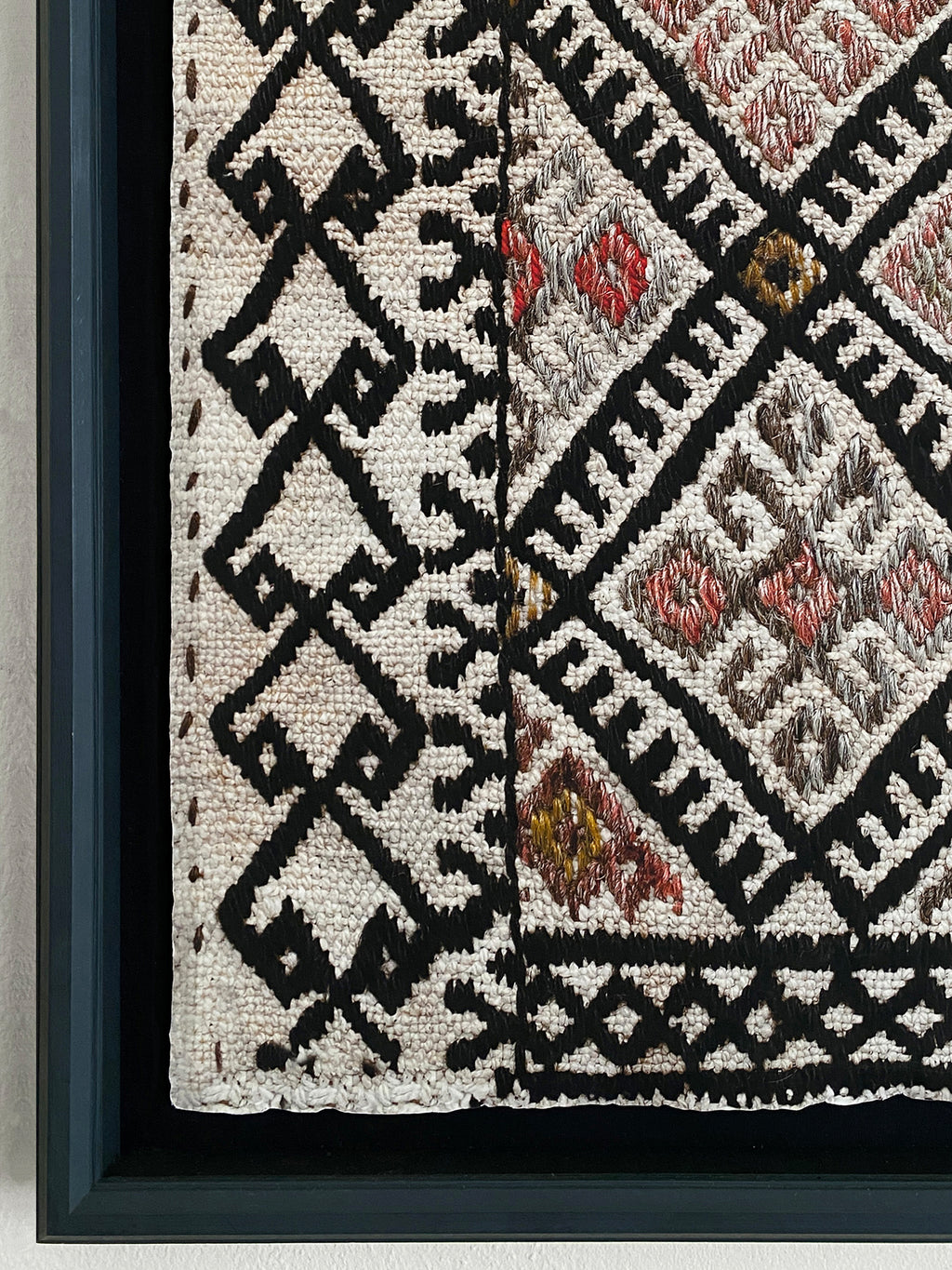 Hampton Framed Textile Print