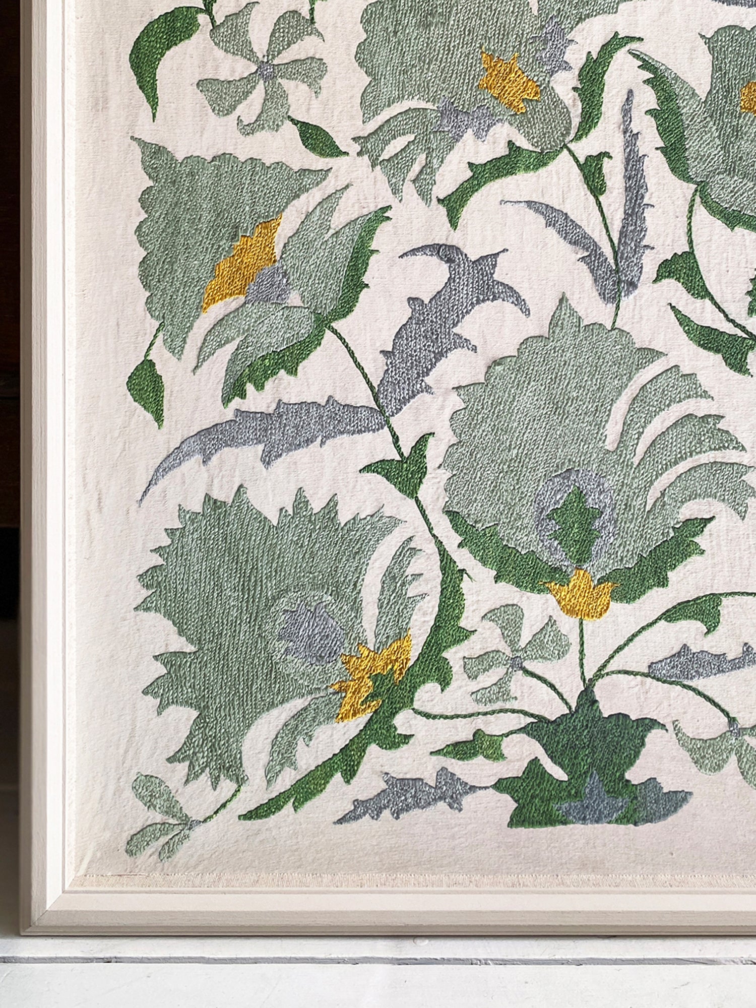 Suzani Framed Embroidery Print