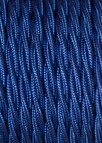 Cobalt - Lola's Leads Fabric Extension Cable