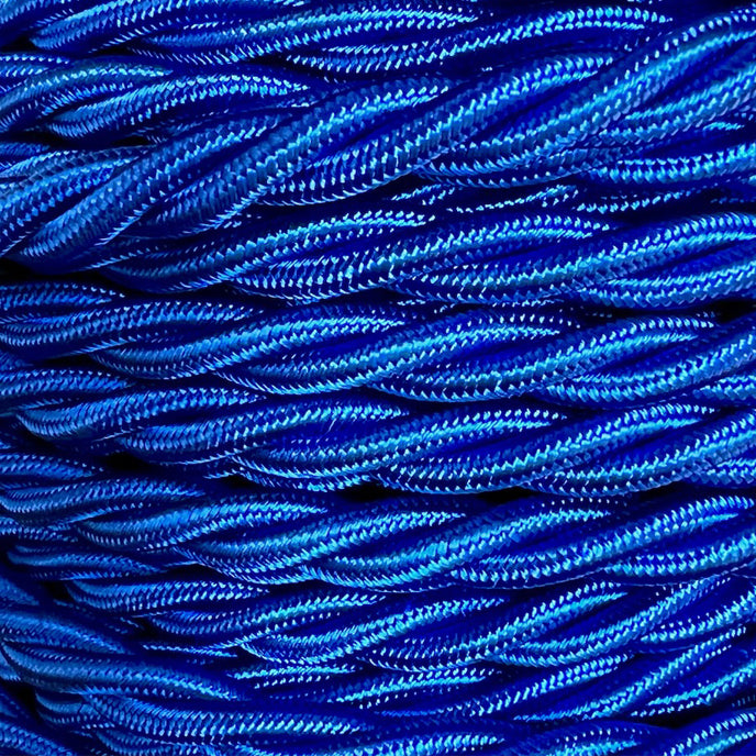 Cobalt - Lola's Leads EU Fabric Extension Cable