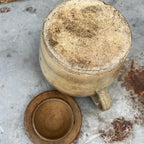 Unusual 19th Century Antique French Confit Pot with Lid