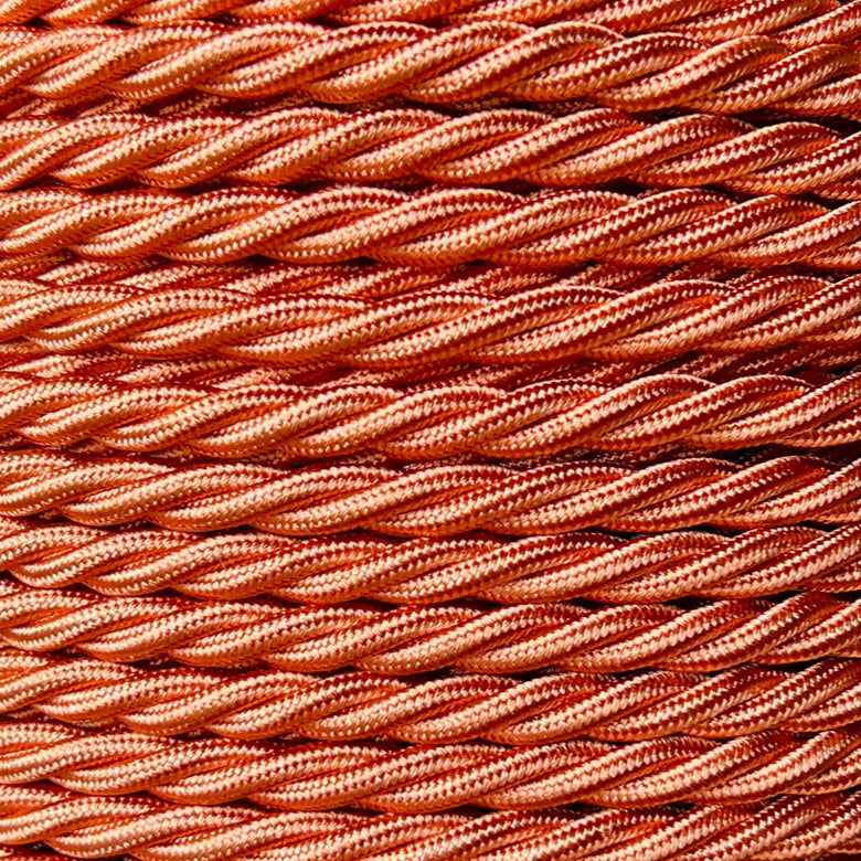 Copper - Lola's Leads EU Fabric Extension Cable