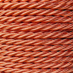 Copper - Lola's Leads EU Fabric Extension Cable