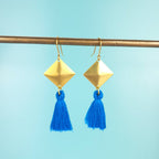 Gold Tassel Earrings