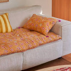 Cotton Quilted Sofa Mattress Cover | 200 x 90cm