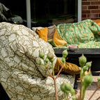 Cotton & Velvet Quilted Sofa Blanket Cover | 200 x 90cm
