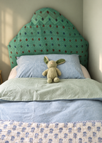 Blue & Green Reversible Stripe Single Duvet Cover