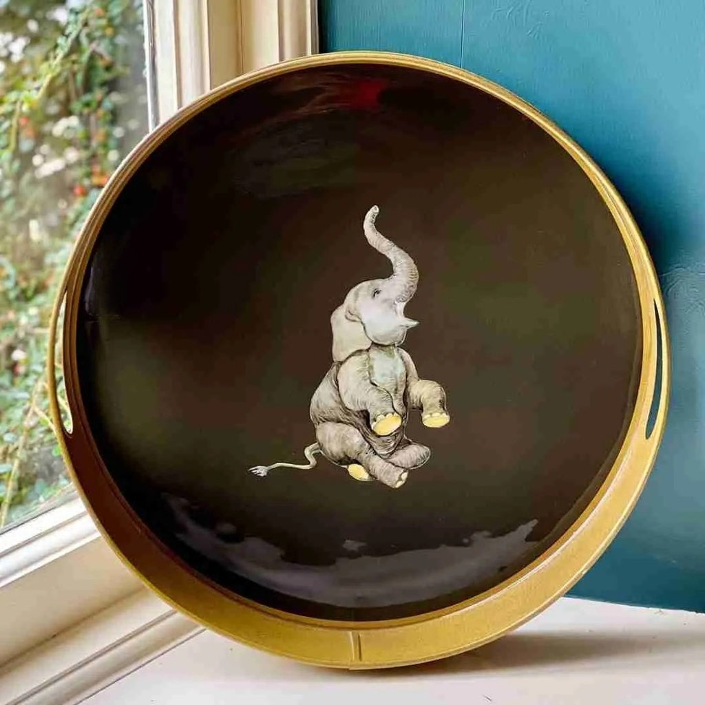 Decorative Round Tray