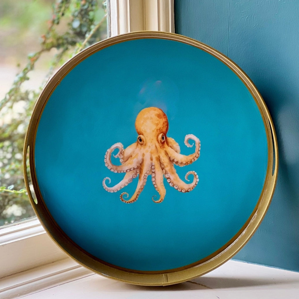 Decorative Round Tray