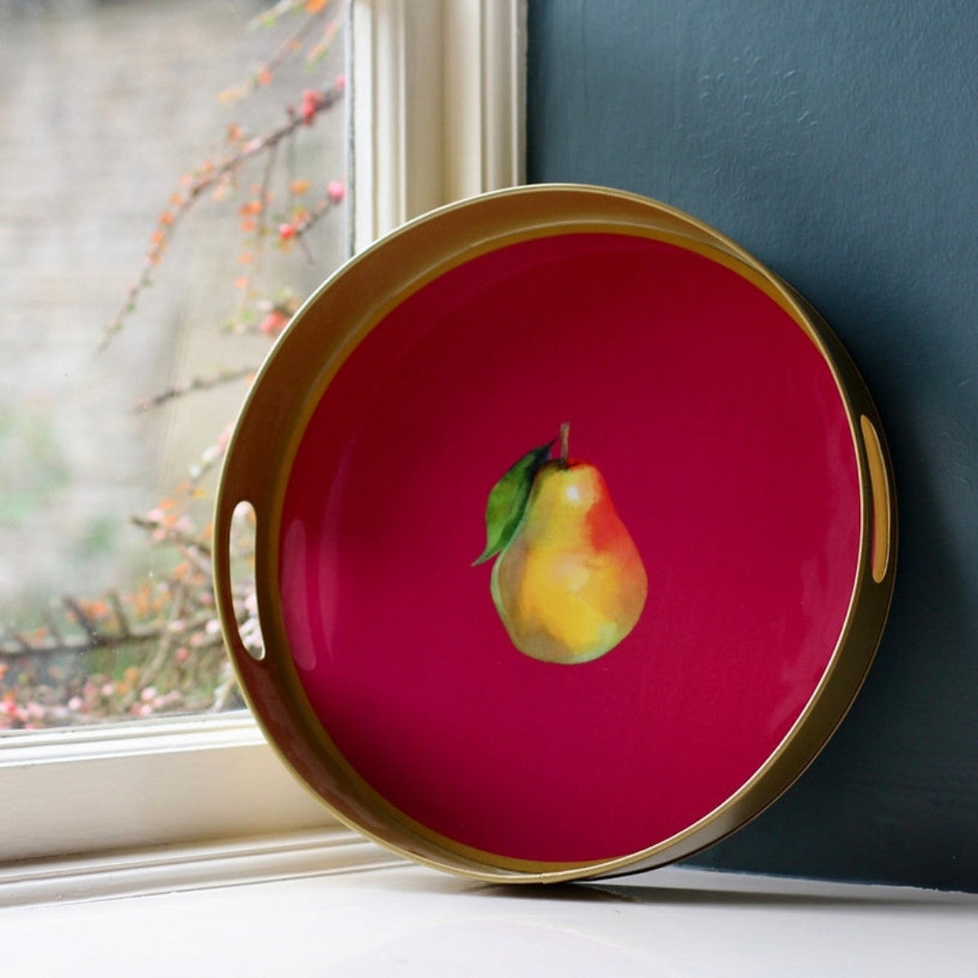 Decorative Round Tray