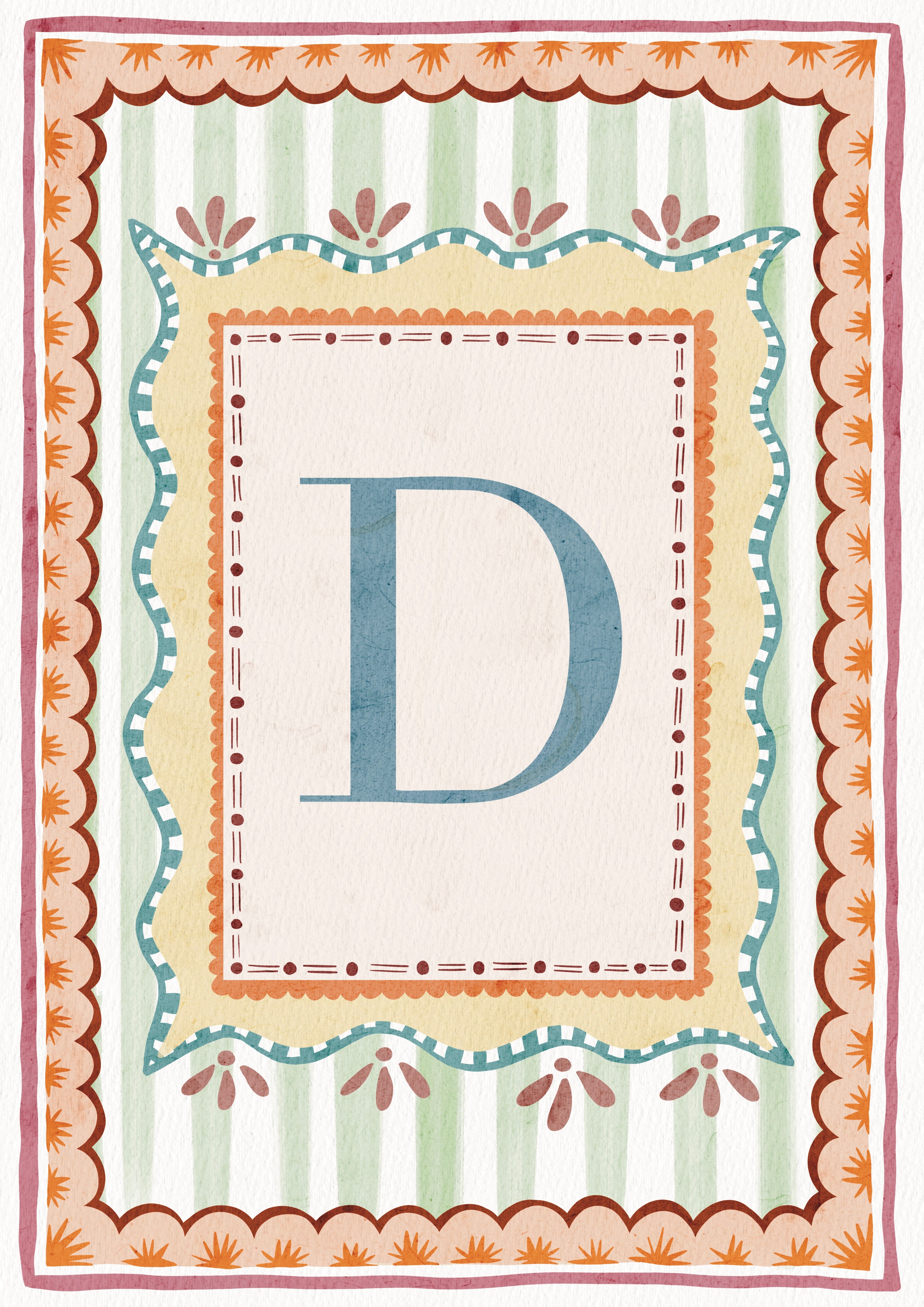 ALPHABET LETTERS ~ Blue / Pink / Green /