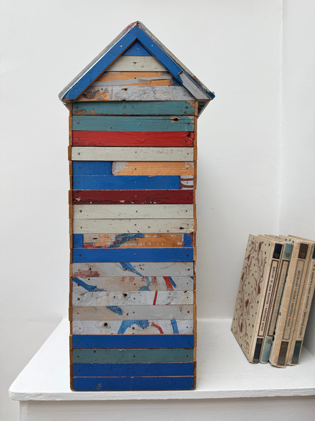 Large Wooden Handcrafted Model Beach Hut