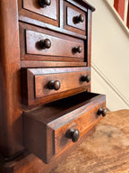 Victorian Oak Table-Top Apprentice Drawers