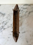 Early 20th Century West African Weaving Shuttle mounted on Perspex