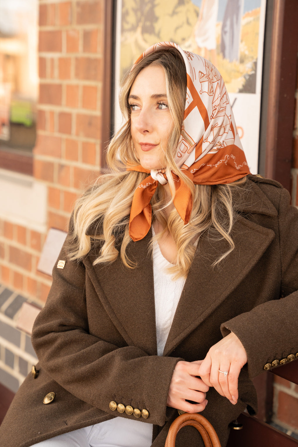 Medium Gingerbread Chelsea Scarf