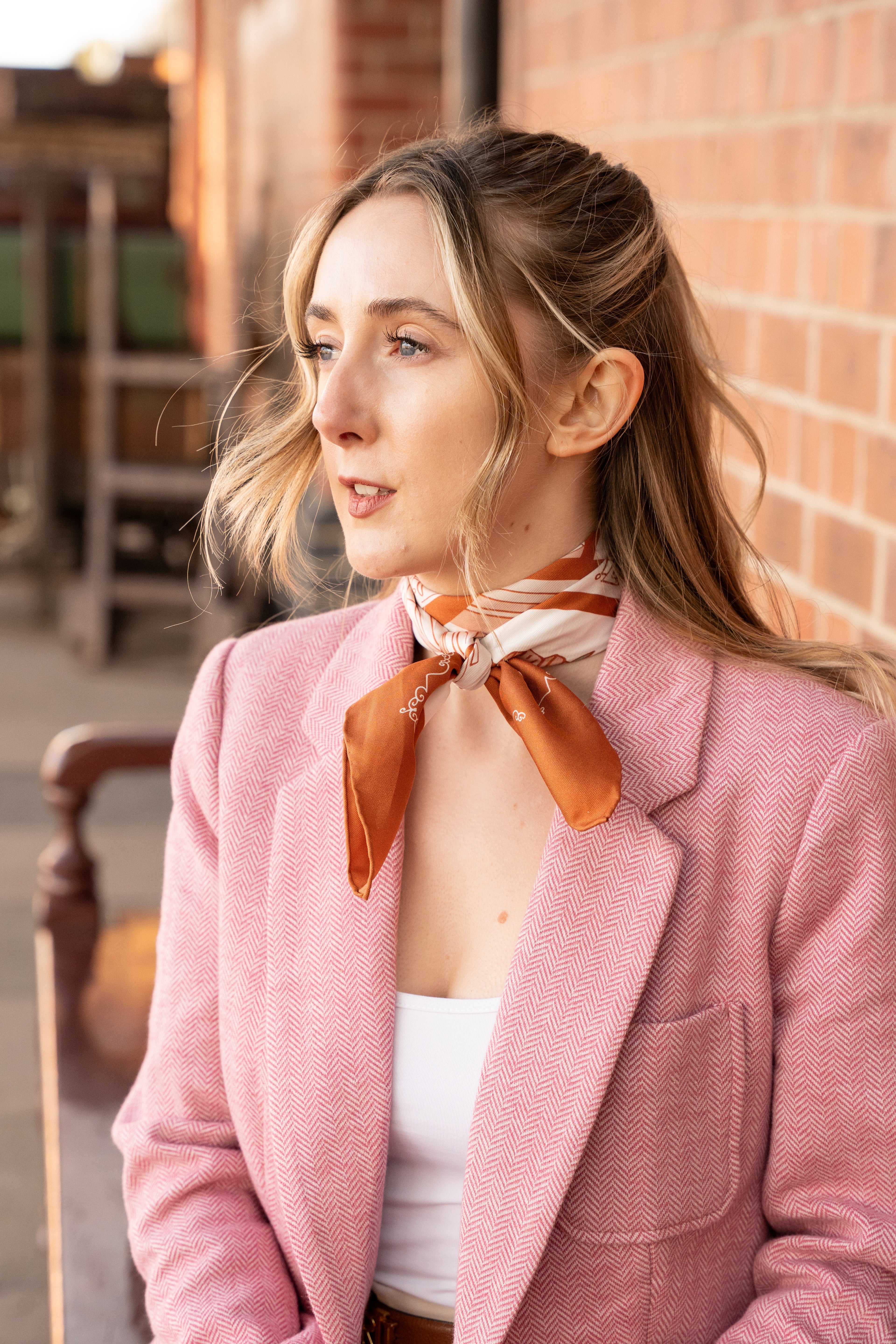 Medium Gingerbread Chelsea Scarf