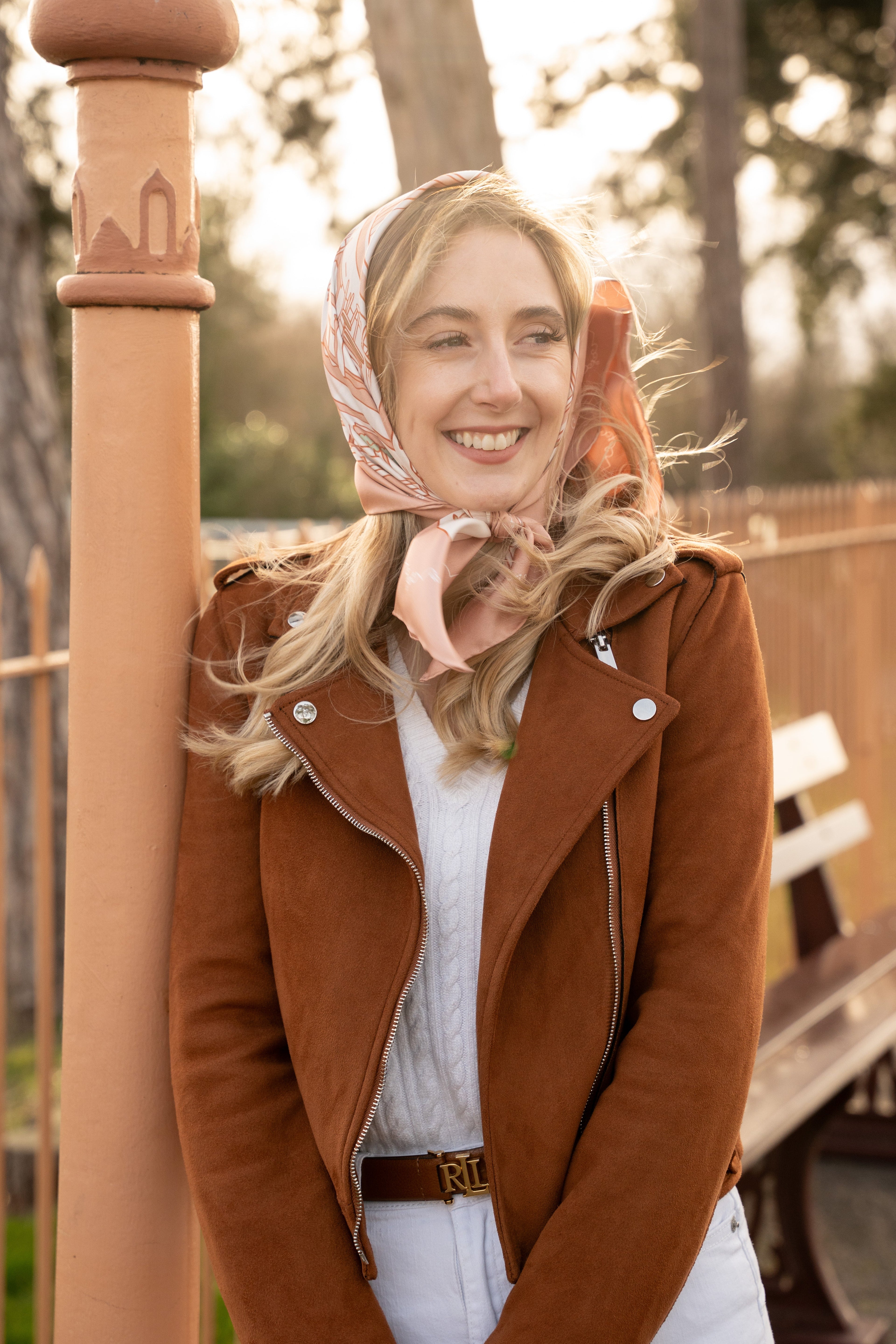 Medium Blush Chelsea Scarf