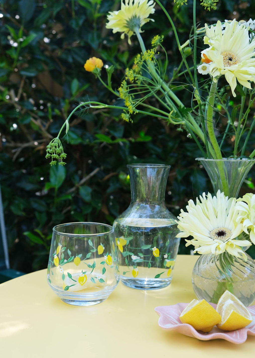 Limoncello carafe & glass set