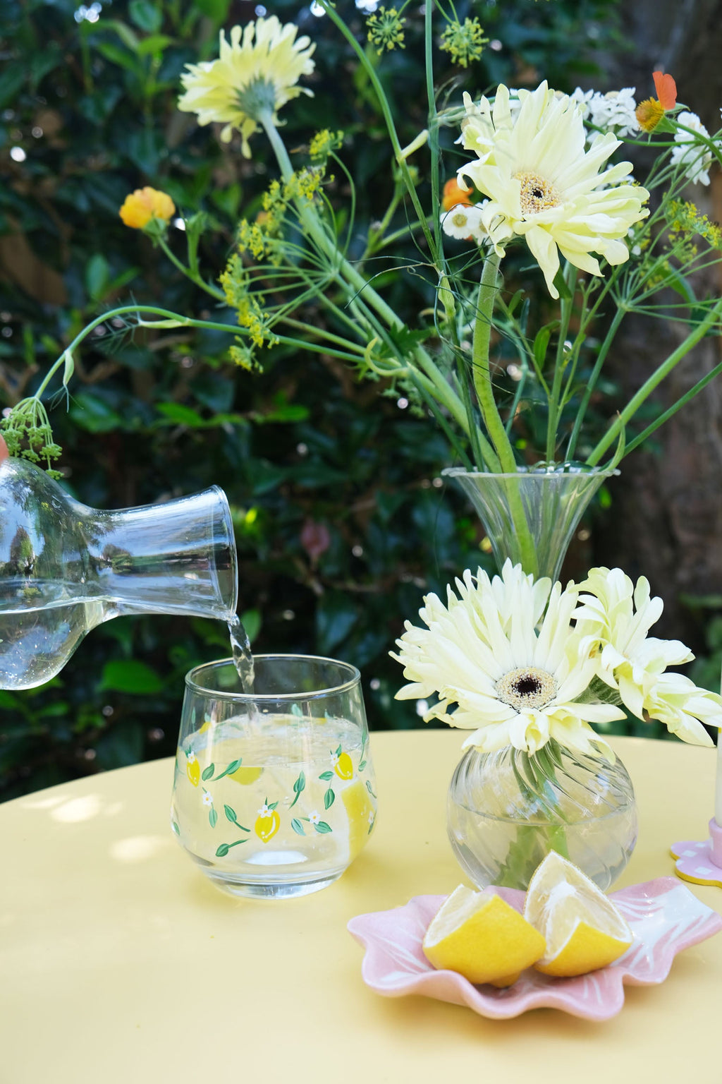 Limoncello carafe & glass set