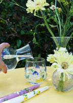 Pansy carafe & glass set