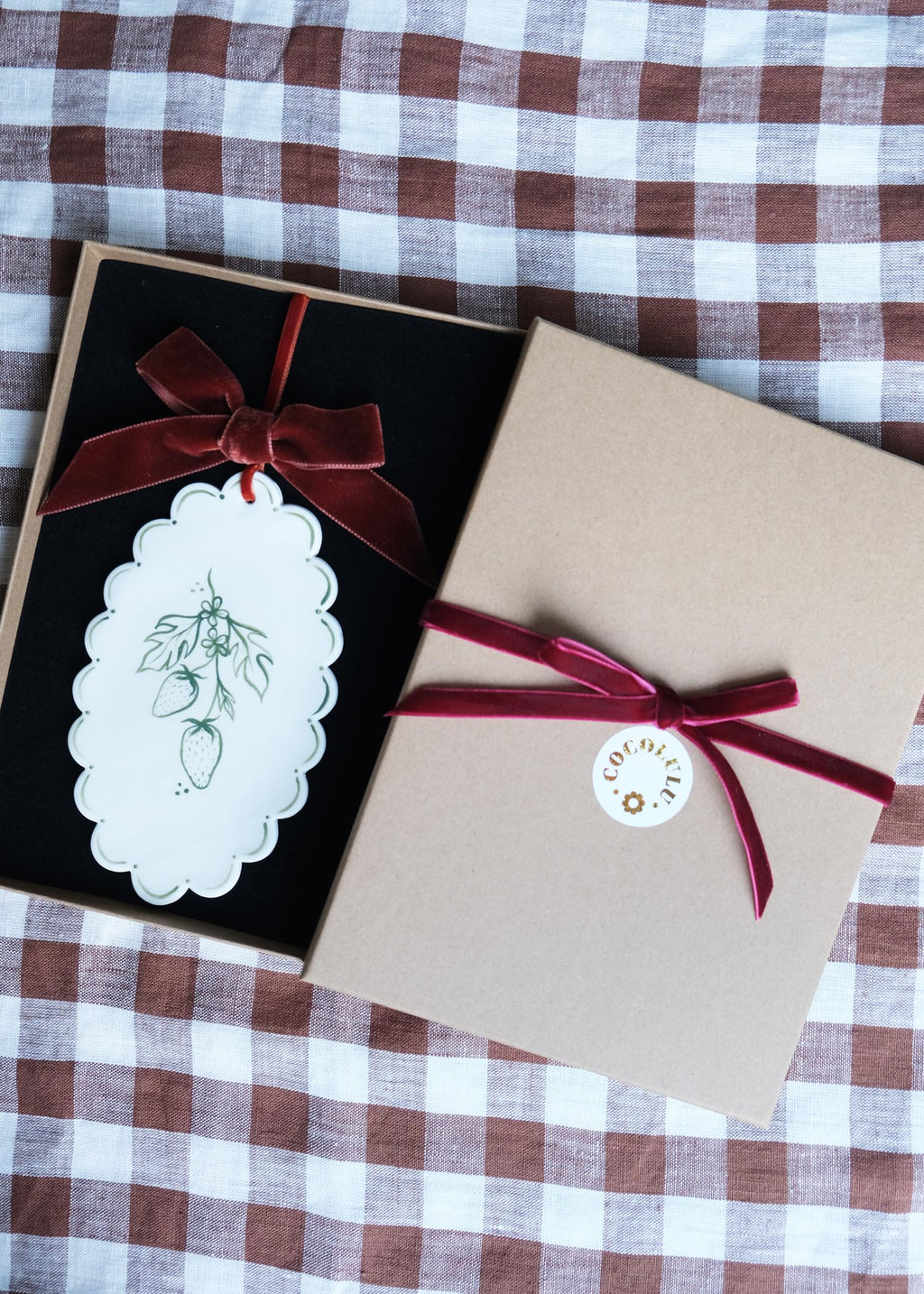 Large green strawberry wall hanging