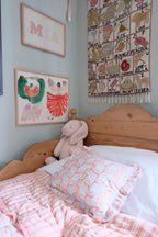Peach Elephant Baby Pillowcase