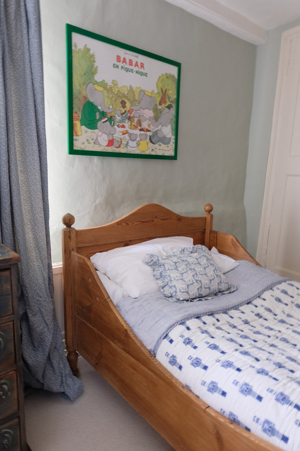 Large Toy Soldier Cot / Toddler Quilt