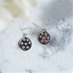 Stargazer Earrings in silver and Zirconia