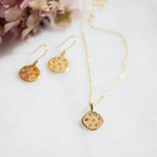 Stargazer Earrings in Gold and Tourmaline