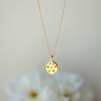 Stargazer Pendant in Gold and Tourmaline