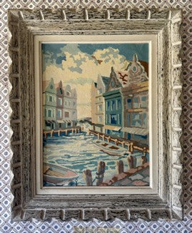 DUTCH CANAL SCENE