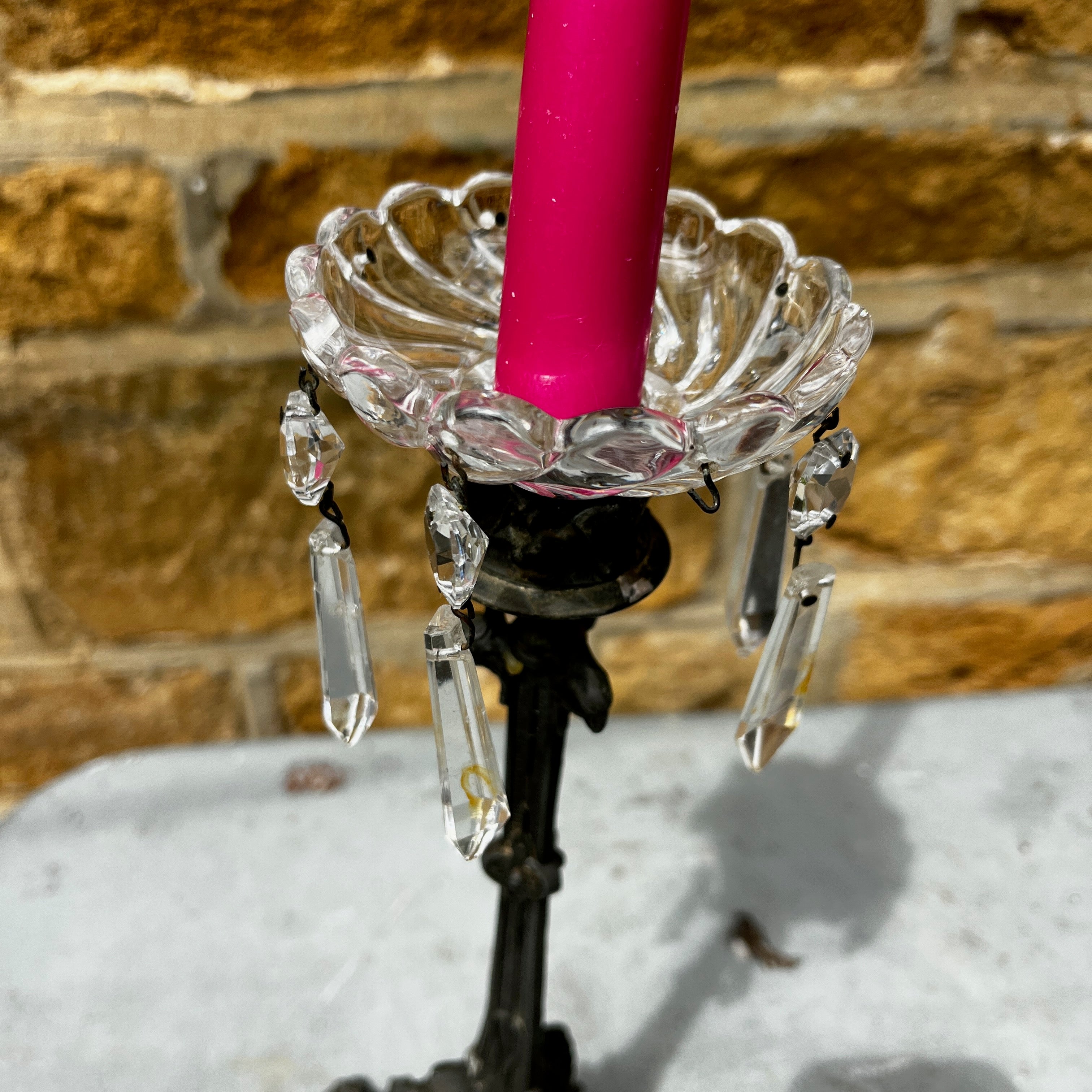 Decorative Vintage French Candle Holder