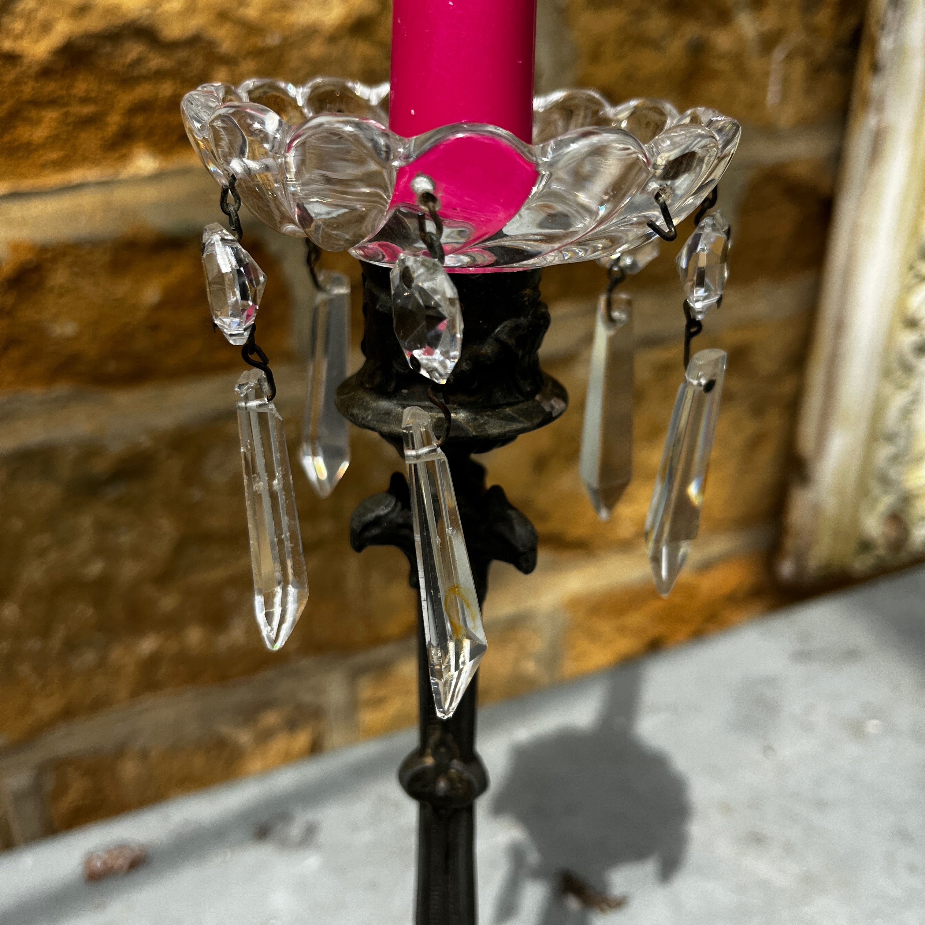 Decorative Vintage French Candle Holder