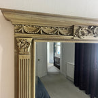 Decorative Neo-Classical Overmantle Mirror