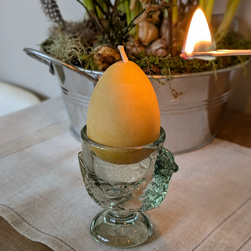 Decorative Glass Easter Chicken Egg Cup