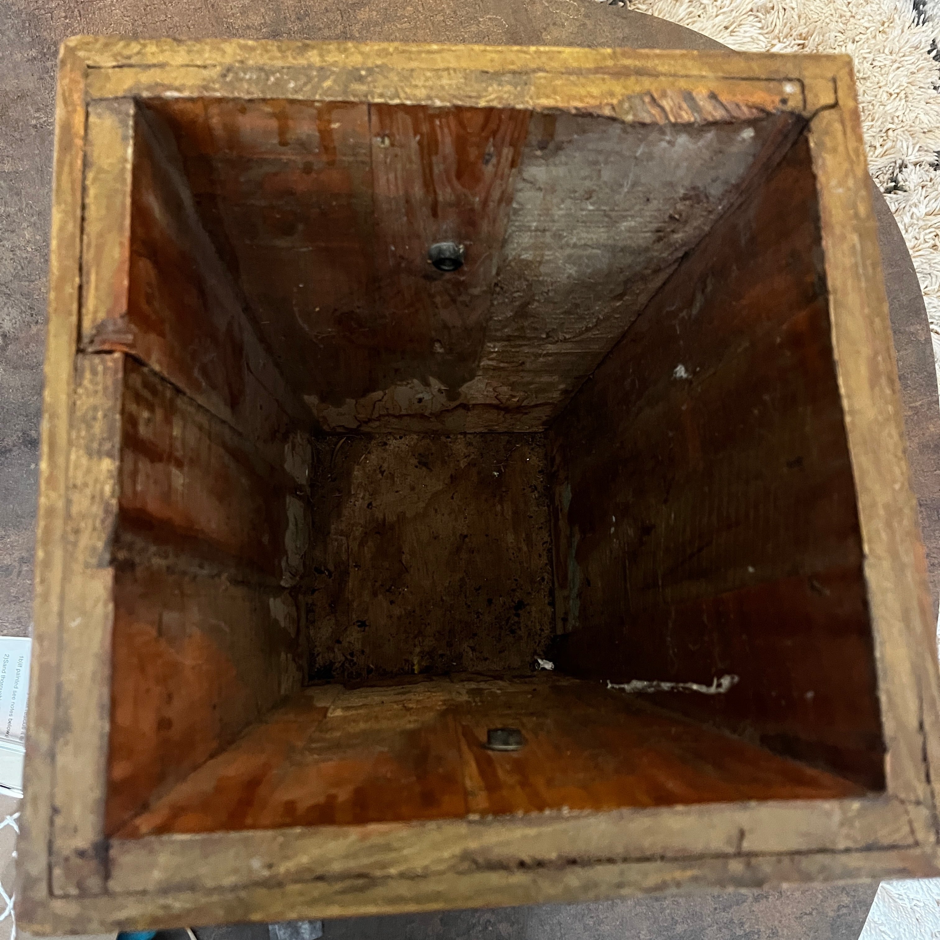 Rustic Wooden Planter / Bin