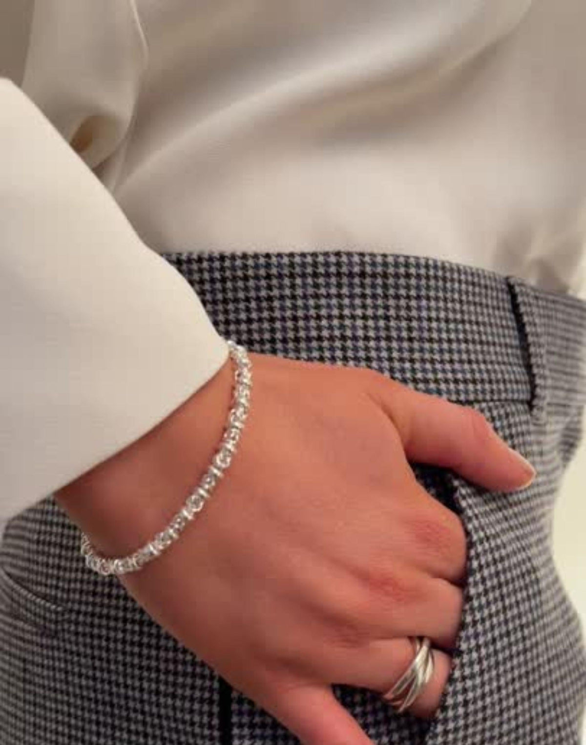 Dee Silver Link Bracelet