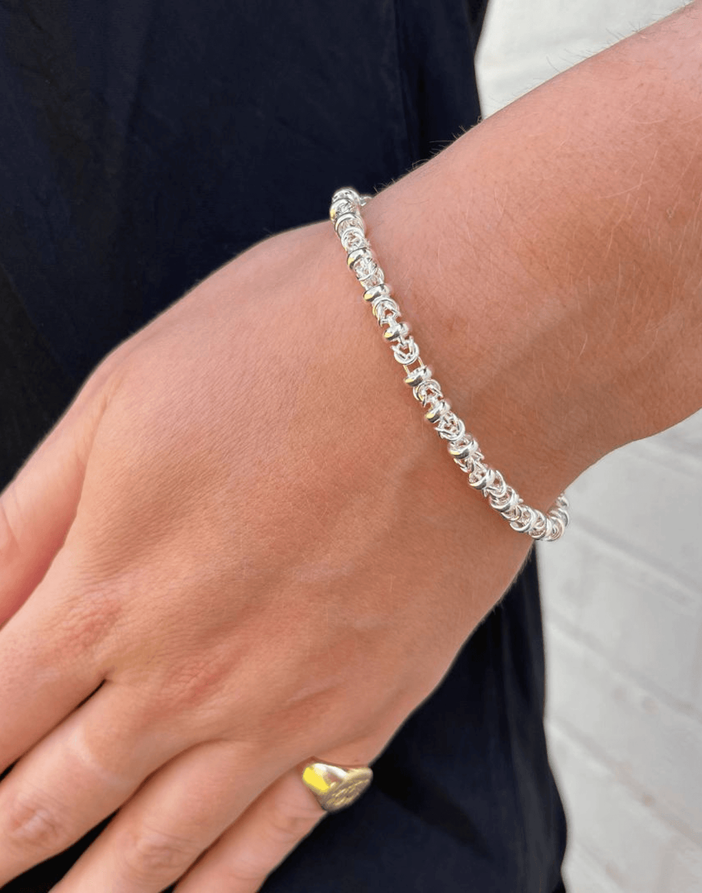 Dee Silver Link Bracelet