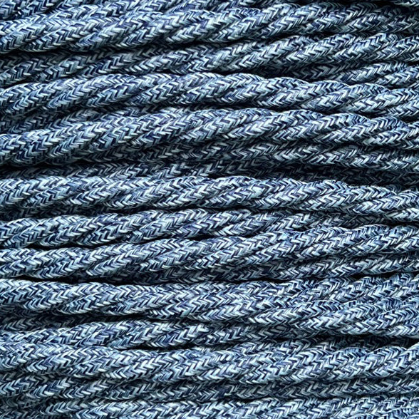 Denim - Lola's Leads EU Fabric Extension Cable