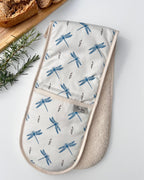 Double Oven Glove - 'Dancing with wings' Dragonfly