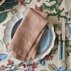 Dusky Pink Linen Napkin - 45 x 45cm, pack of 2