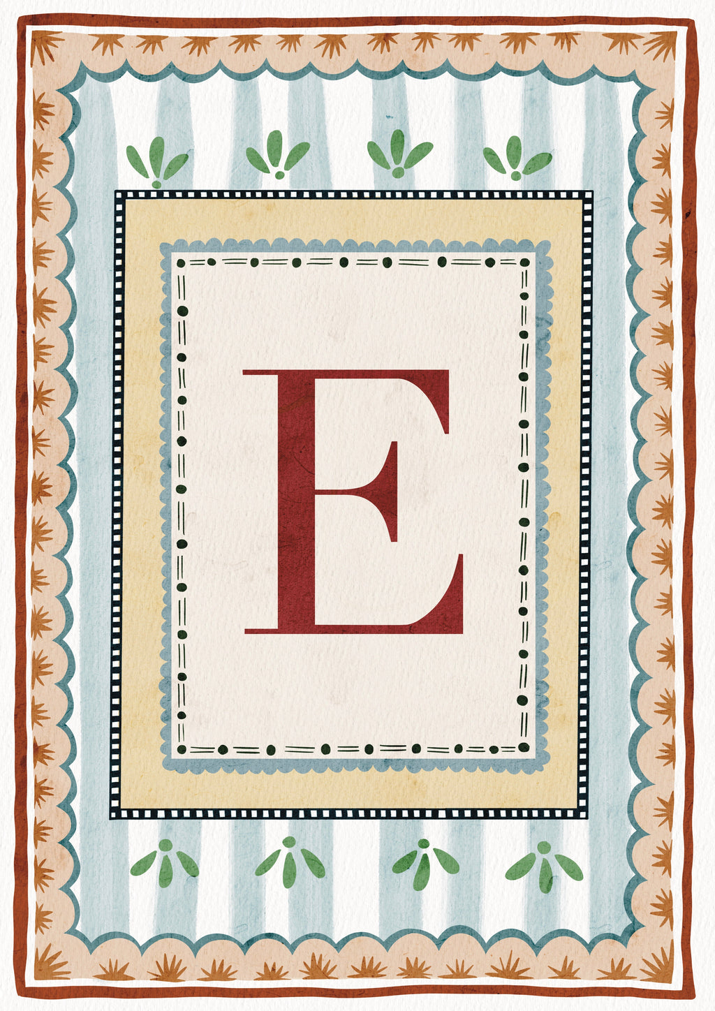 ALPHABET LETTERS ~ Blue / Red