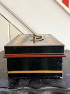 Antique Metal Cash Box C1910