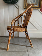19th Century Little Tiger Bamboo Child or Display Chair