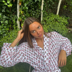 Milly Pink Muslin Dressing Gown