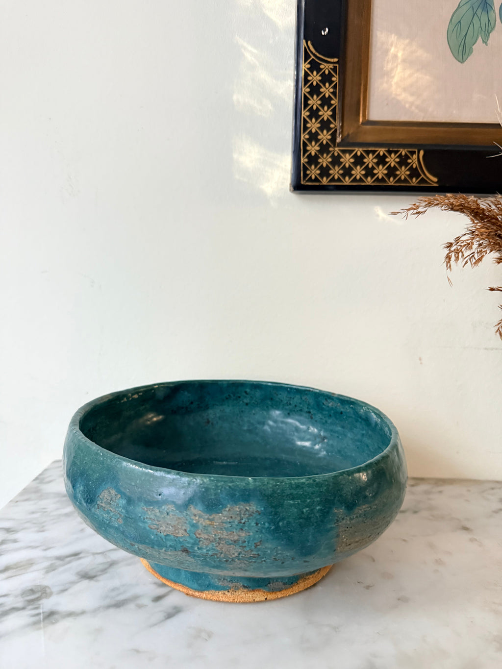 Teal Studio Pottery Bowl