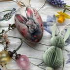 Easter Bunnies Hanging Fillable Easter Paper Egg | Set 3 Assorted Designs