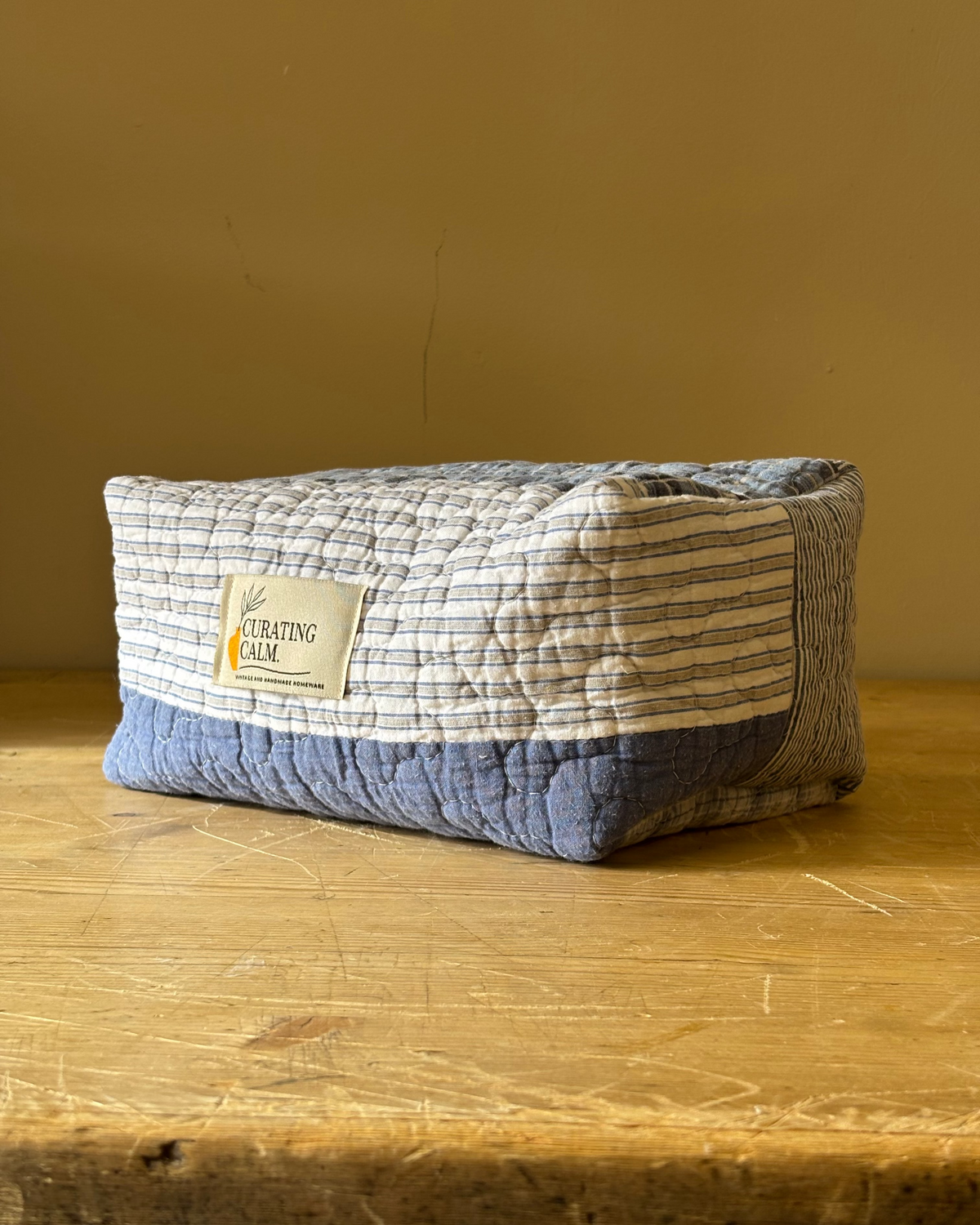 Vintage Quilt Wash Bag 09 – Large
