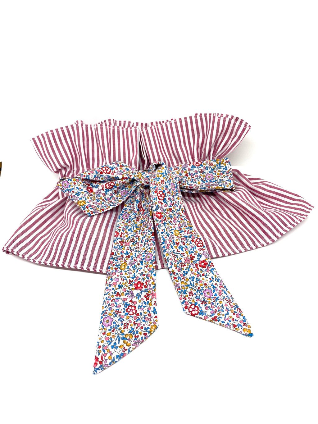 Liberty of London neck ruffle collar with bow