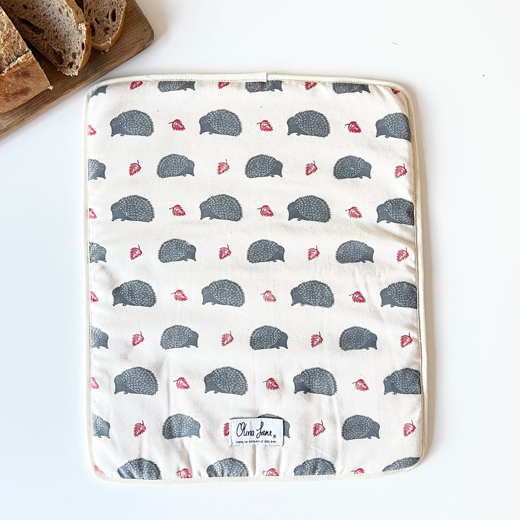 Everhot cover - 'Snuffling along' Hedgehog